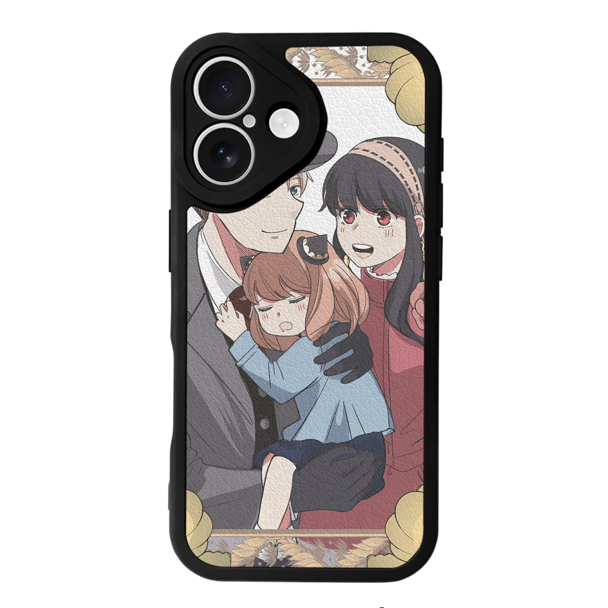 （画像用） SPY×FAMILY间谍家家酒 【iPhone 16シリーズ対応】シリコンスマホケース（レザー調） 材質：シリコン